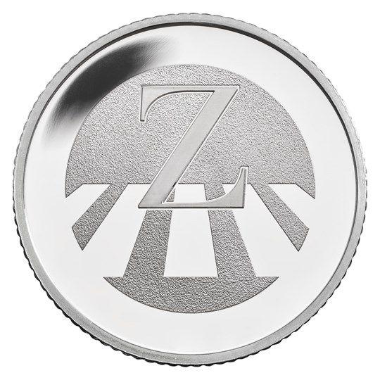 Silver Z Logo - Z Crossing 2018 UK 10p Silver Proof Coin. The Royal Mint