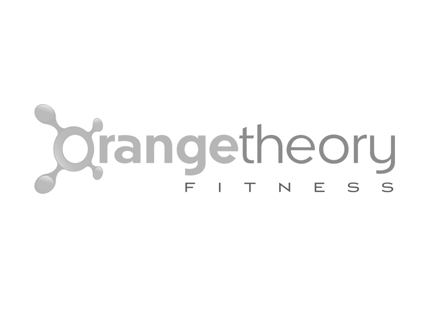 F in White Orange Circle Logo - Orangetheory Fitness