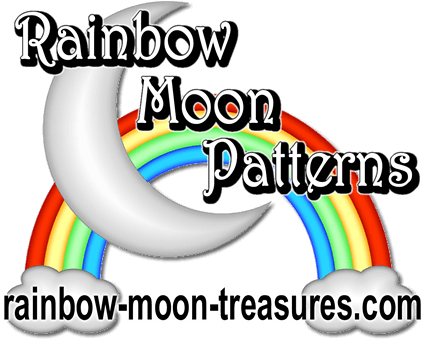 Rainbow Moon Logo - All Patterns by Rainbow Moon Treasures