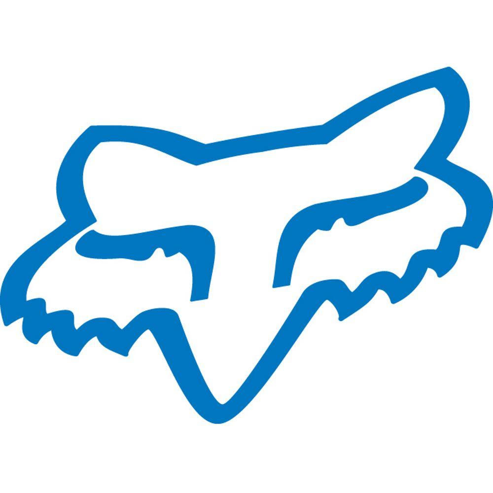 Blue Fox Head Logo - Fox Racing® Blue FOX HEAD TDC - 4 INCH - Foxracing.com - Official ...