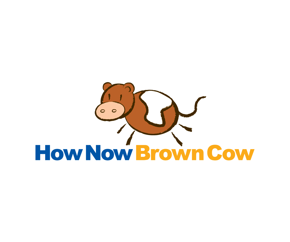 Brown Cow Logo - Serious, Elegant, Education Logo Design for How Now Brown Cow