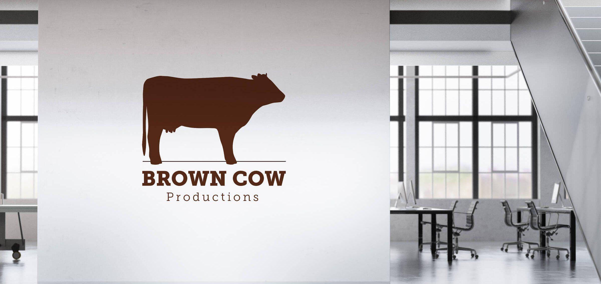 Brown Cow Logo - Brown Cow Productions - Branding - Image Plus