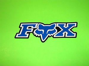 Blue Fox Racing Logo - FOX RACING MOTOCROSS ATV QUAD BMX SKATEBOARD BLUE FOX CORPORATE ...