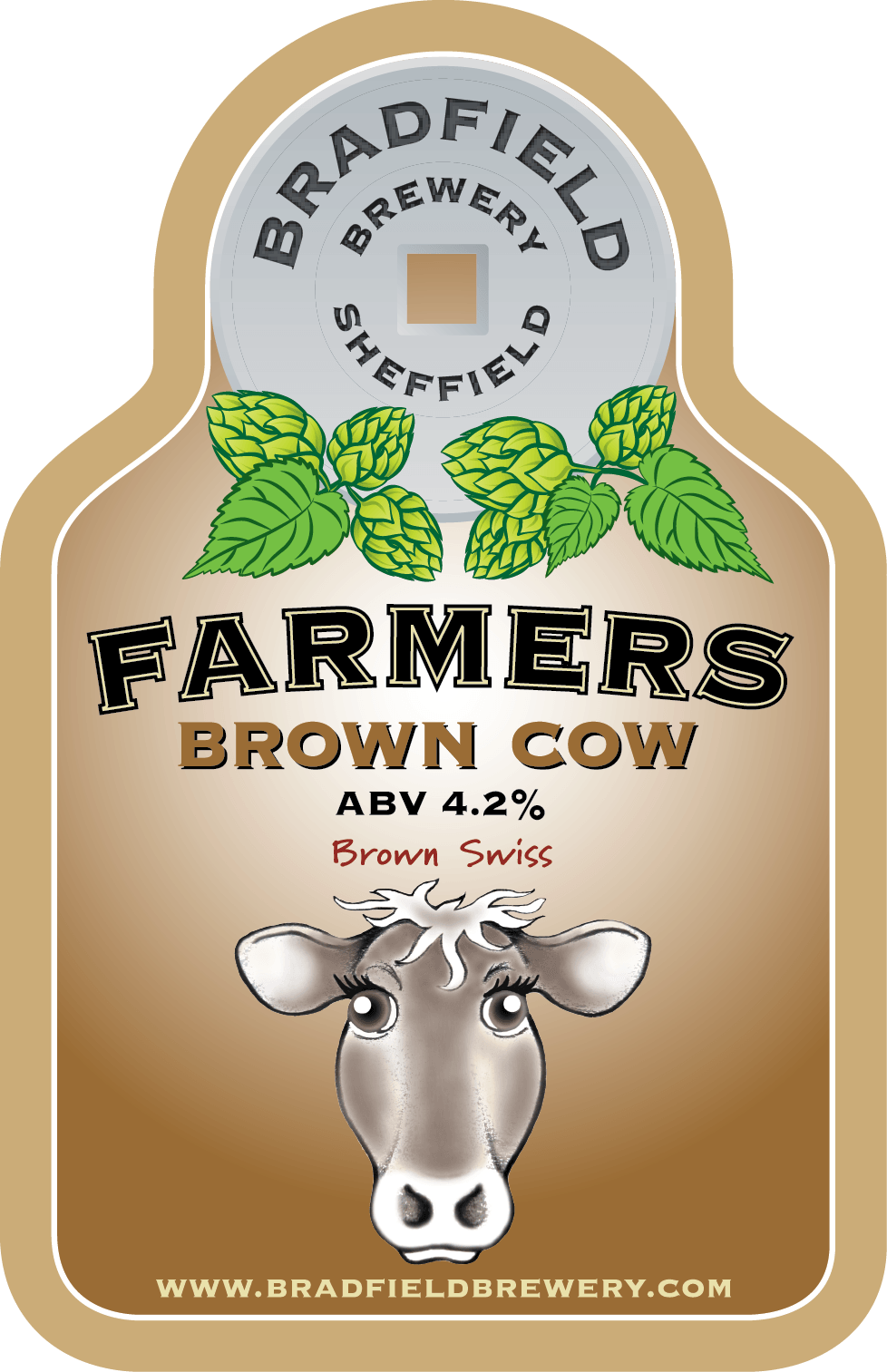 Brown Cow Logo - Farmers Brown Cow