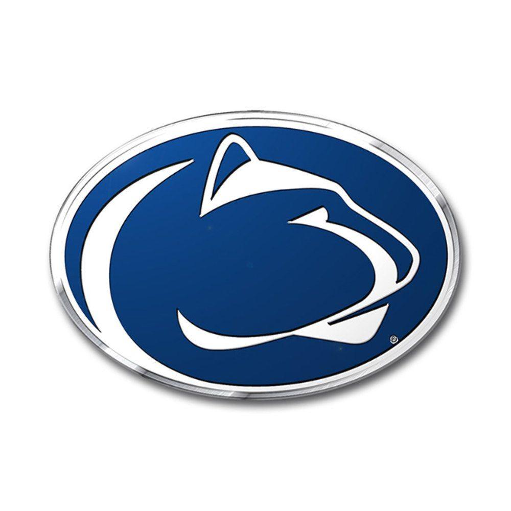 What Are Lions Car Logo - Penn State Nittany Lions Color Emblem 3 Car Team Decal. Official