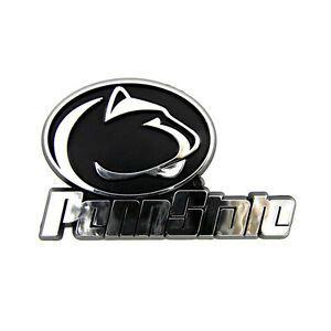 What Are Lions Car Logo - NCAA Penn State Nittany Lions Car Truck Plastic Chrome 3 D Sticker