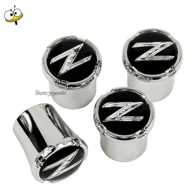 Nissan Z Logo - For Z Logo Car styling Wheel Tyre Tire Valve Stem Caps Rim Sticker