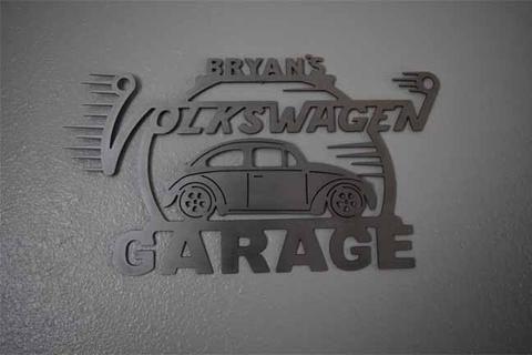 Rustic VW Logo - Collections