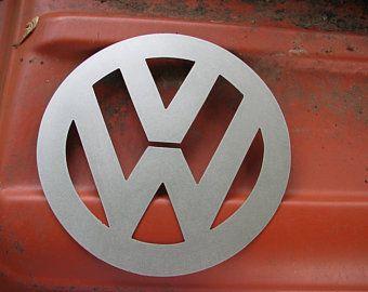 Rustic VW Logo - Rustic car emblem