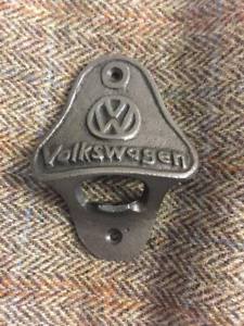 Rustic VW Logo - VOLKSWAGEN VW CAST IRON BOTTLE OPENER WALL MOUNTED RUSTIC | eBay