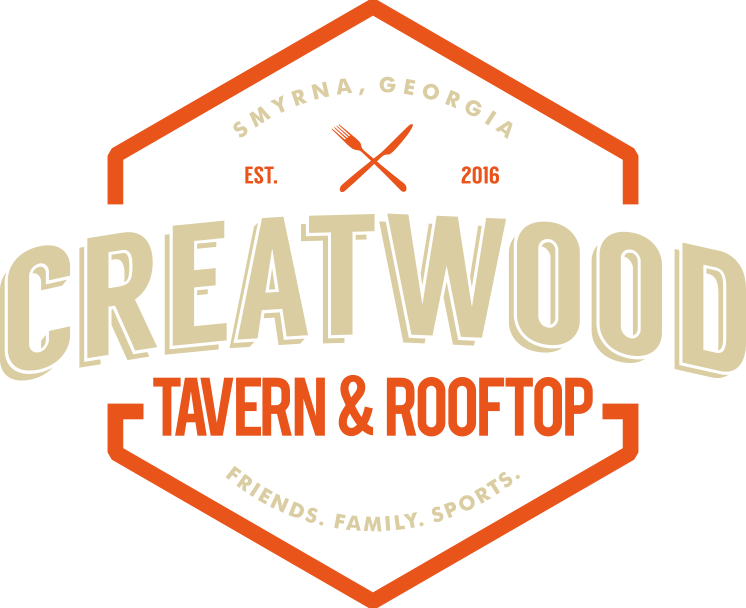 Tavern Logo - Creatwood Tavern | The Only Rooftop Bar in Smyrna Georgia