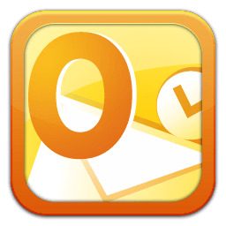 Yellow Outlook Logo - Outlook Icon - Omnom Icons - SoftIcons.com