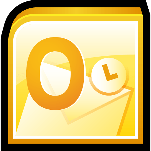 Yellow Outlook Logo - Microsoft Office Outlook Icon