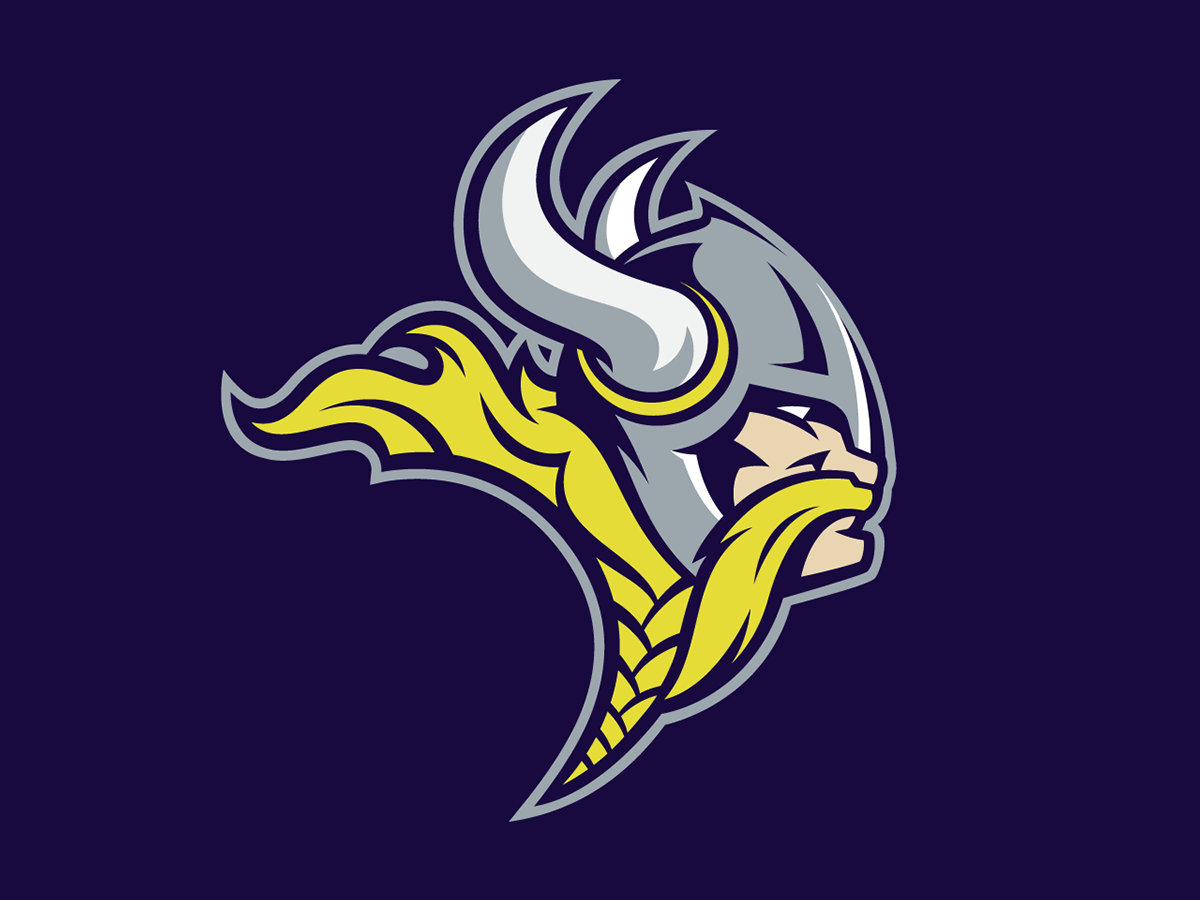 Vikings New Logo - 34 Best Vikings Logos images | Viking logo, Sports logos, Vikings
