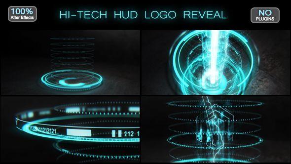 HUD Logo - Videohive Hi Tech HUD Logo Reveal 17570074 After Effects