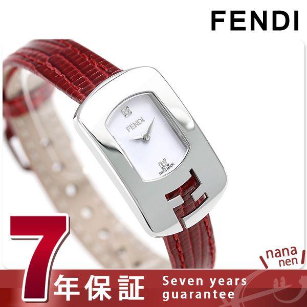 White Watch with Red X Logo - nanaple: Fendi chameleon quartz Lady's watch F300024073D1 FENDI