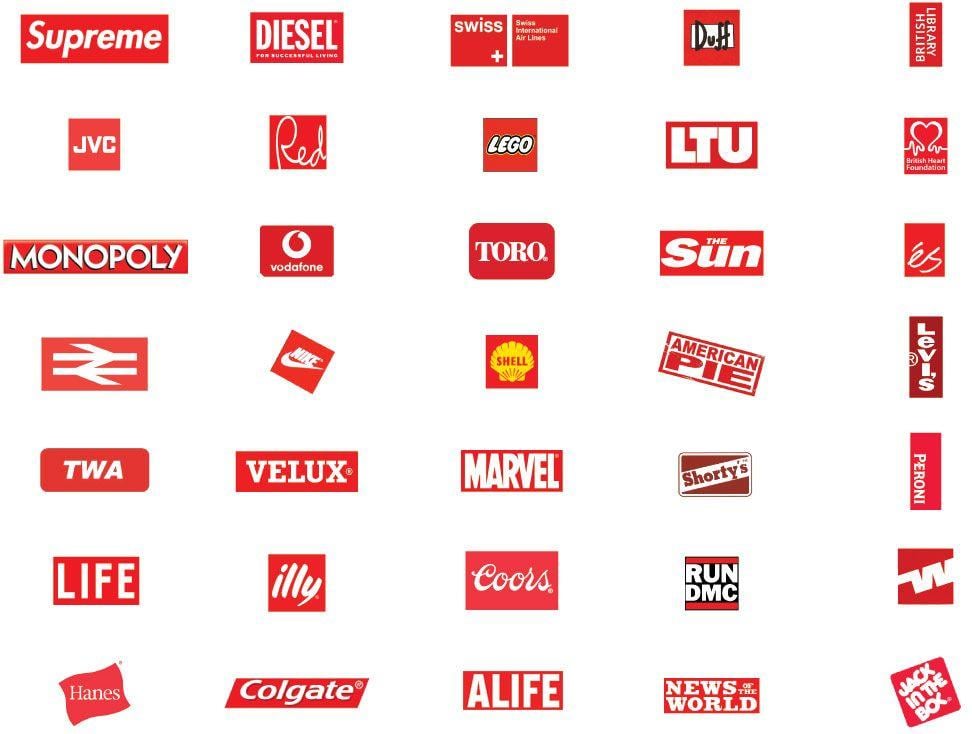 Red and White Box Logo - Red and white Logos
