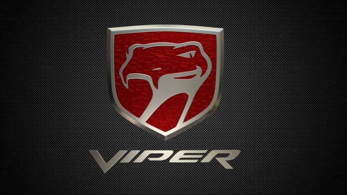 Doge Viper Logo - 3D model dodge viper