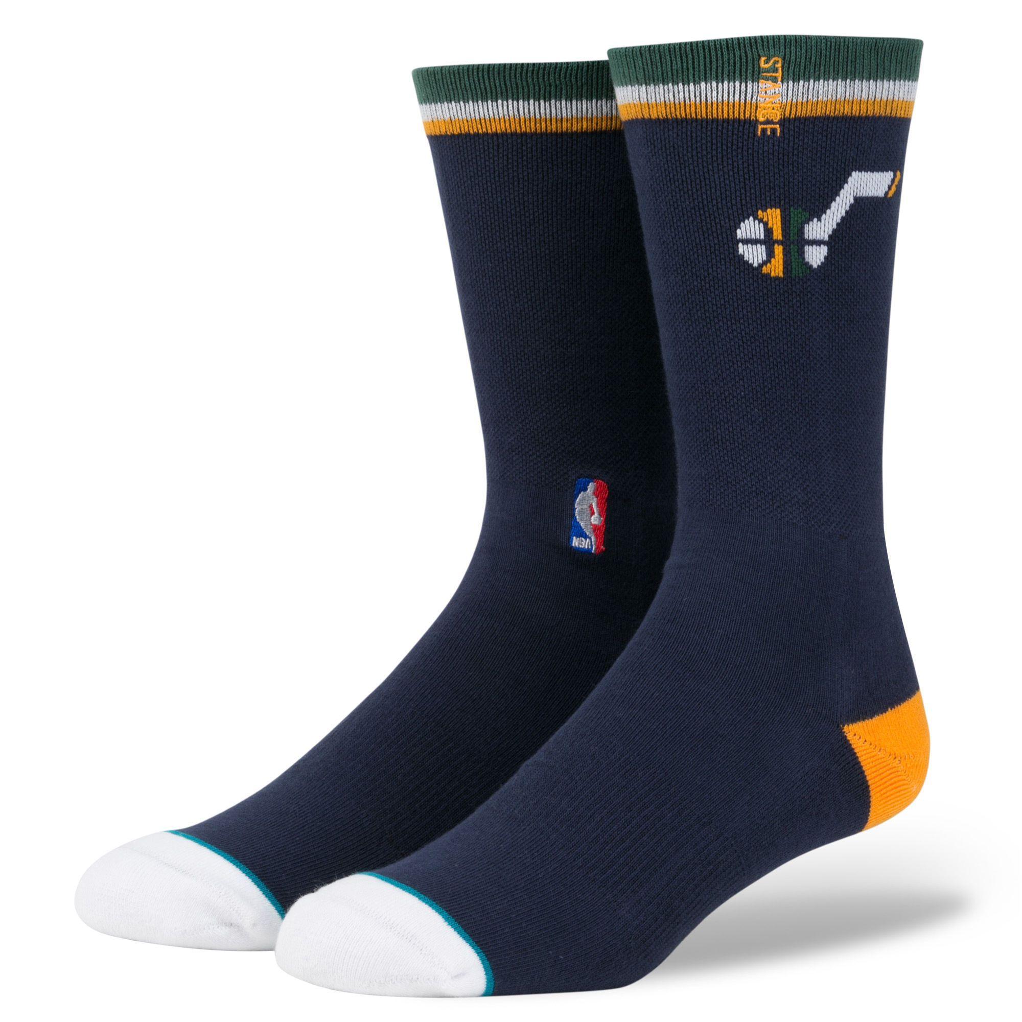 Stance Socks Logo - Jazz Casual Logo - Mens NBA Casual Socks | Stance