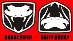 Dodge Viper Logo - Dodge Viper logo flipped... | Who woulda thought? | Insomnia Cured ...