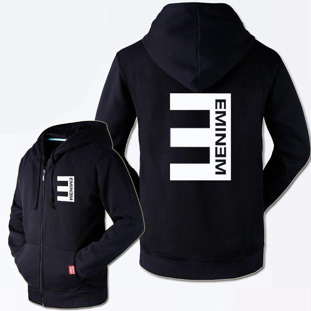 Eminem E Logo - New Eminem NO LOVE RECOVERY zip up hoodie jacket with BIG E logo on ...