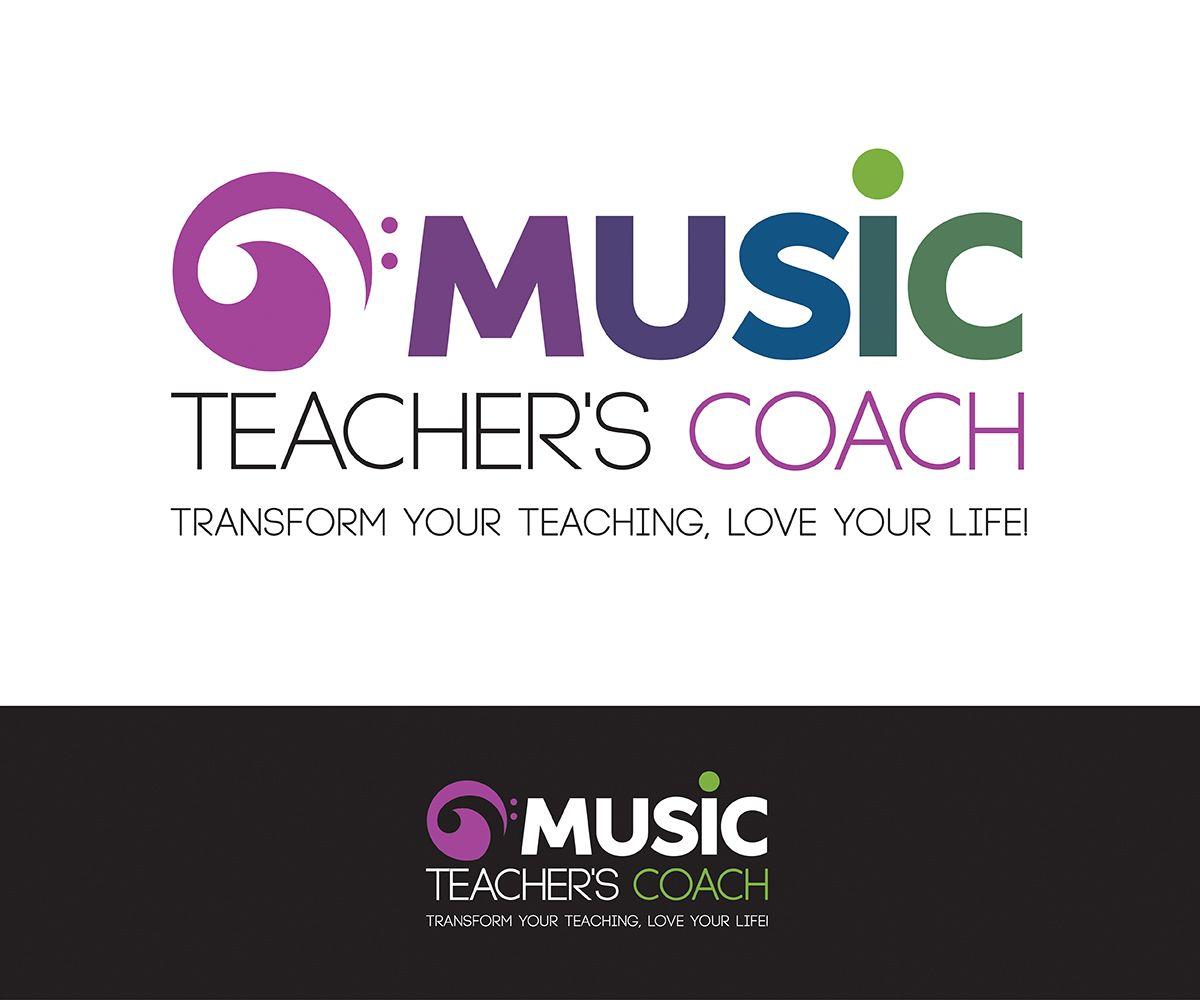Wish Purple Logo - Upmarket, Bold, Teacher Logo Design for Music Teacher's Coach