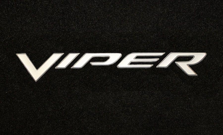 Dodge Viper Logo - 008; 2003 - 2010 Dodge Viper SRT10 Rear VIPER Emblem in Silver ...