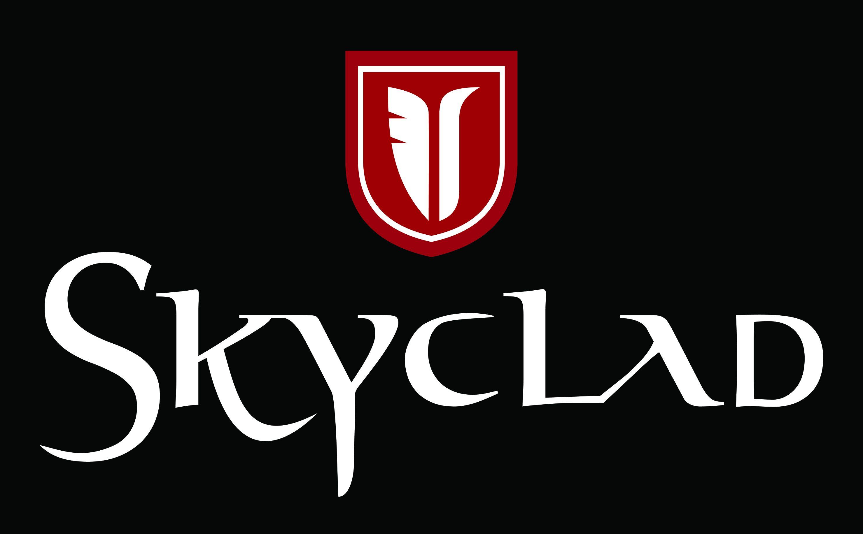 Red White Black Logo - SKYCLAD Downloads