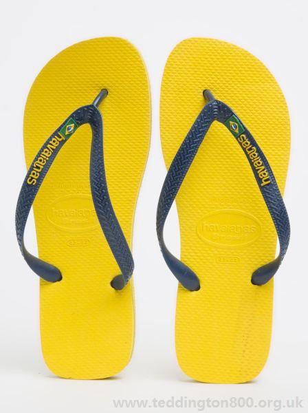 Yellow Outlook Logo - Havaianas | Men - Brazil Logo Flip Flops Yellow Improve Your Outlook ...