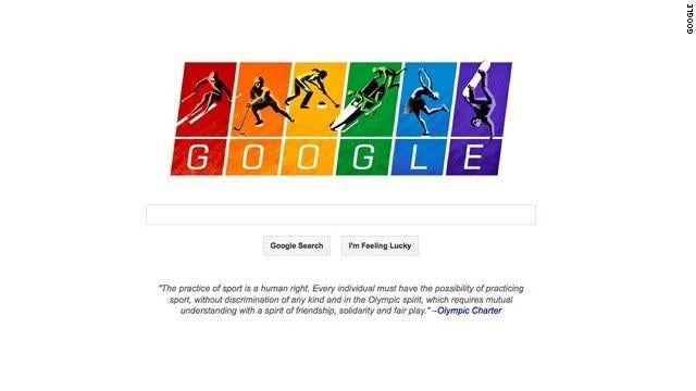 Olympic Google Logo - Google's pro-gay doodle sends message of support - CNN