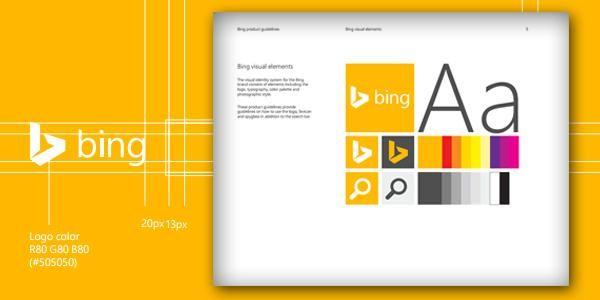 Official Bing Logo - 100 Brand Style Guides You Should See Before Designing Yours ...