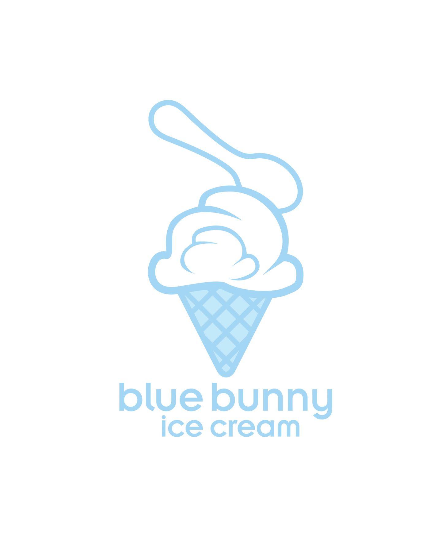 Cream the Rabbit Logo - Blue Bunny Ice Cream LOGO by Adrian Ramirez | Rabbit | Pinterest ...