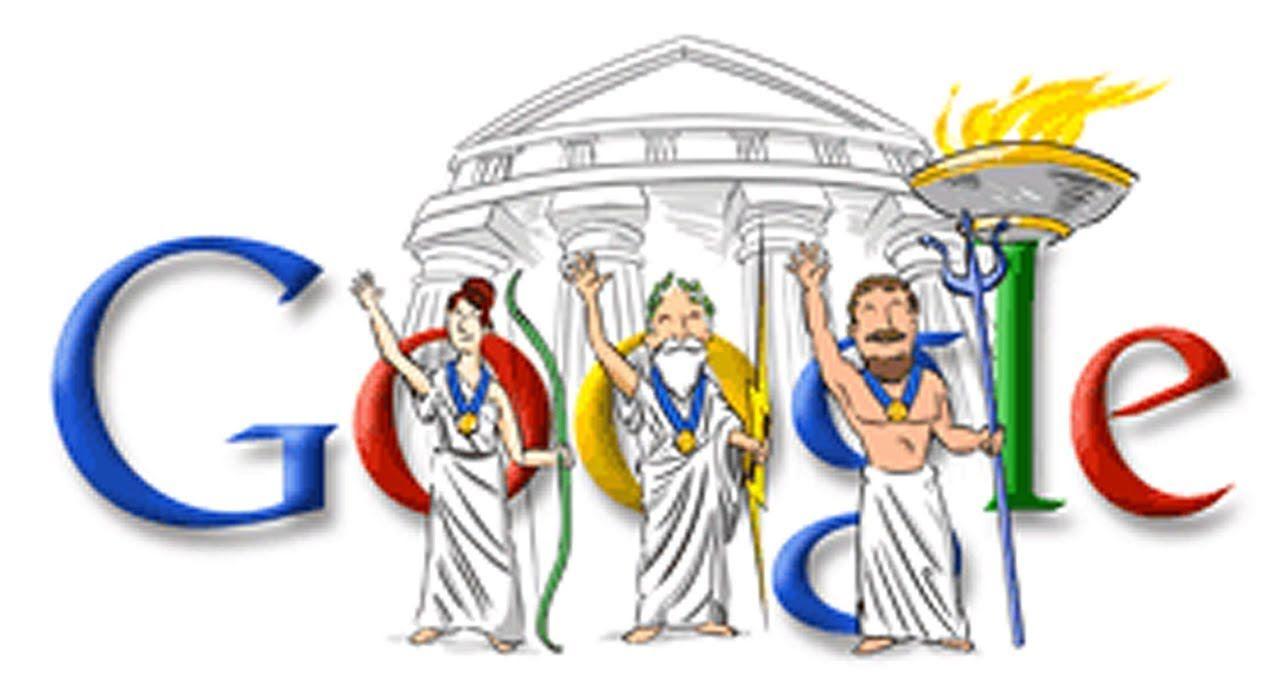 Olympic Google Logo - All Olympics Google Doodles 2004 (Athens) - YouTube