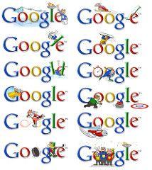 Olympic Google Logo - google doodle 5 Winter Olympic Doodle