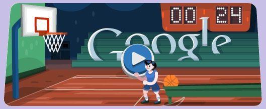 Olympic Google Logo - Google Olympic Basketball Doodle: What's Your Record? - BOK face