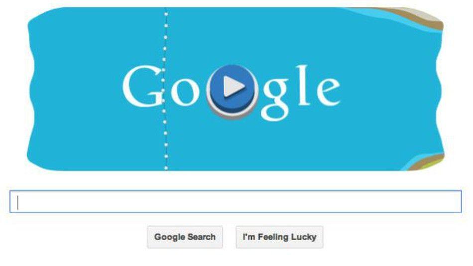 Olympic Google Logo - Google Doodle Takes on Olympic Slalom Canoe