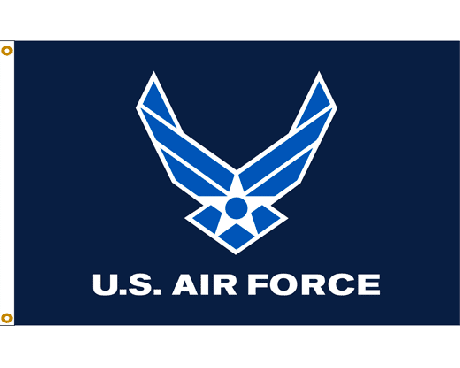 American Flag Air Force Logo - Air Force Flags & Accessories from Gettysburg Flag Works