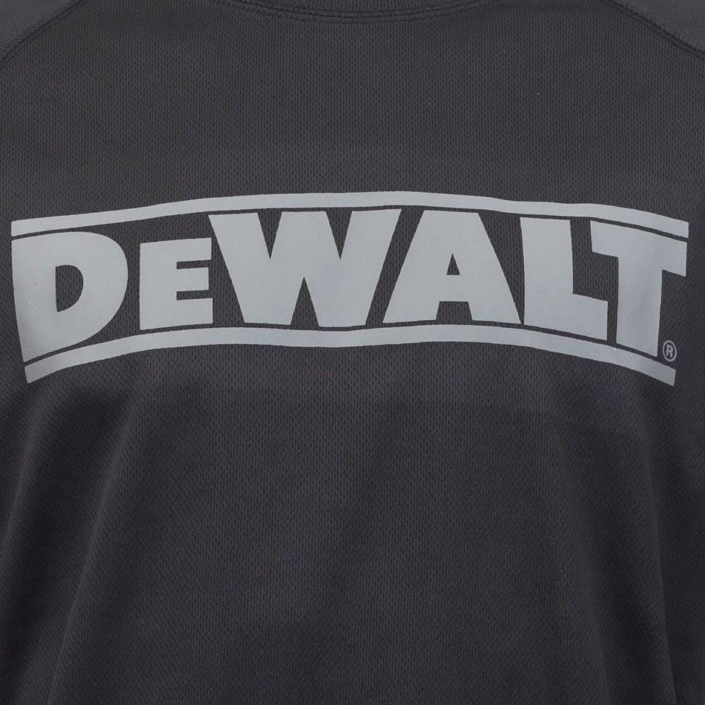 Black Easton Logo - Dewalt Black Easton Performance Vented T-Shirt Big Logo Mens Work ...