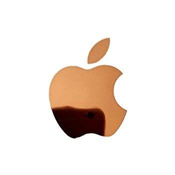 iPhone Apple Logo - Amazon.com: Wallner 5pcs in set metal Gold Apple Logo Overlay metal ...
