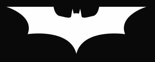 White Batman Logo - Batman Logo -1 Die Cut Vinyl Decal Sticker Die Cuts