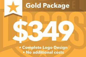Orange and Gold Logo - Gold Logo Design Package