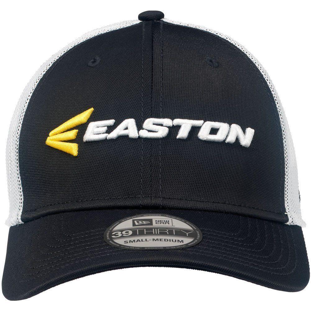 Black Easton Logo - Amazon.com : Easton Linear Logo Hat Small/Medium Black/Yellow Black ...