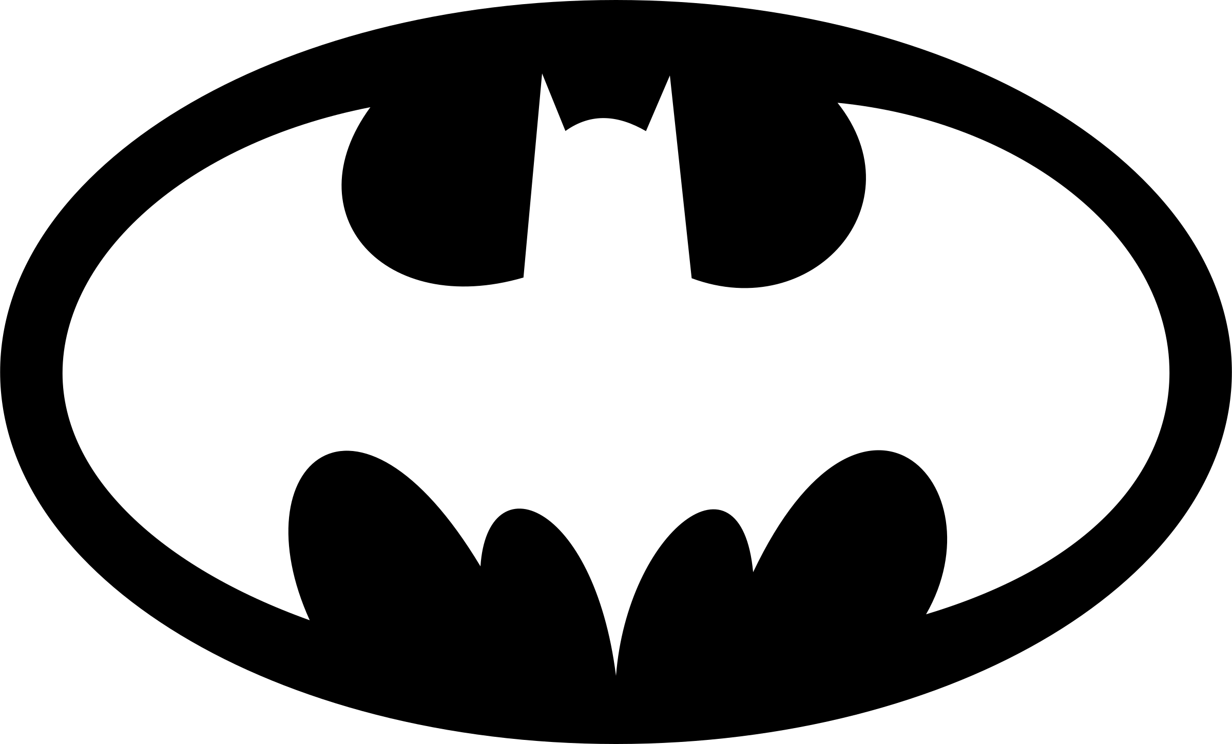 White Batman Logo - Batman Logo PNG Transparent & SVG Vector