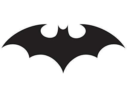 White Batman Logo - WHITE BATMAN BAT SYMBOL VINYL DECAL STICKER: Automotive