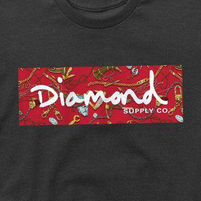 Diamond Life Supply Co Logo - Diamond Supply Co. Low Life Box Logo Tee in Black at Revert 95