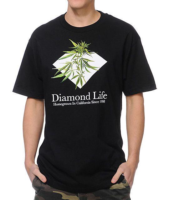 Diamond Life Supply Co Logo - Diamond Supply Co Homegrown Black T-Shirt | Zumiez