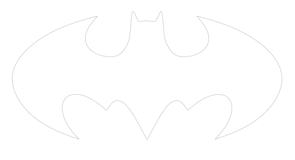 White Batman Logo - Batman Logo Clip Art clip art online