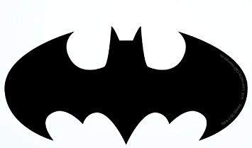 White Batman Logo - Licenses Products DC Comics Batman Logo Sticker: Toys