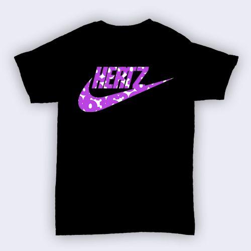 Purple and White Logo - Hertz Air T Shirt Edition T Shirt White and Purple