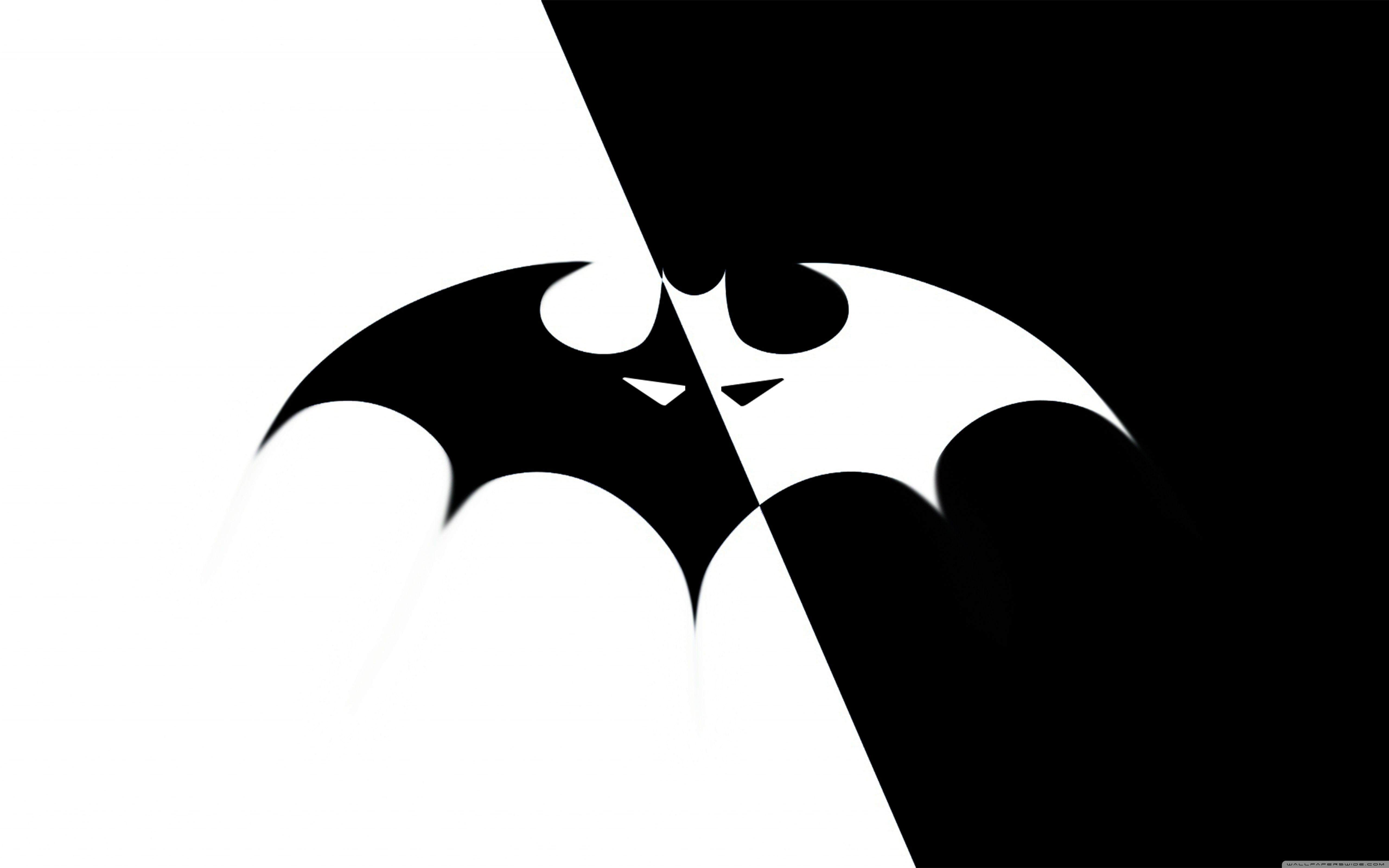 White Batman Logo - Batman Logo ❤ 4K HD Desktop Wallpaper for 4K Ultra HD TV • Wide